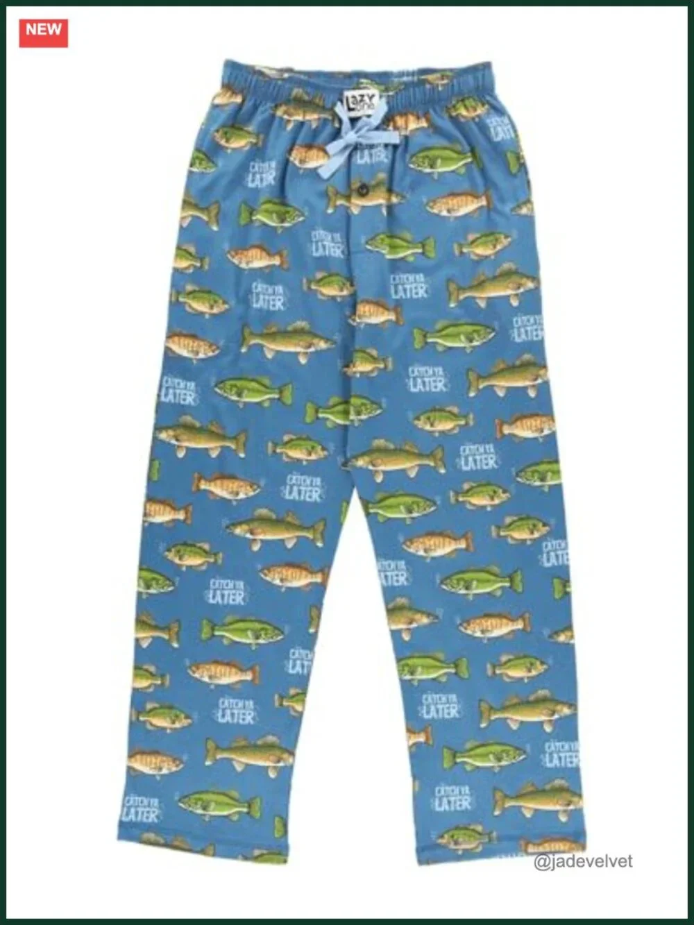Novelty 100% Cotton Men's Pajama Pants with Pockets